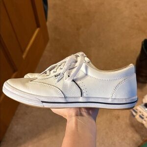 Keds Classic White Lace-Up Sneakers